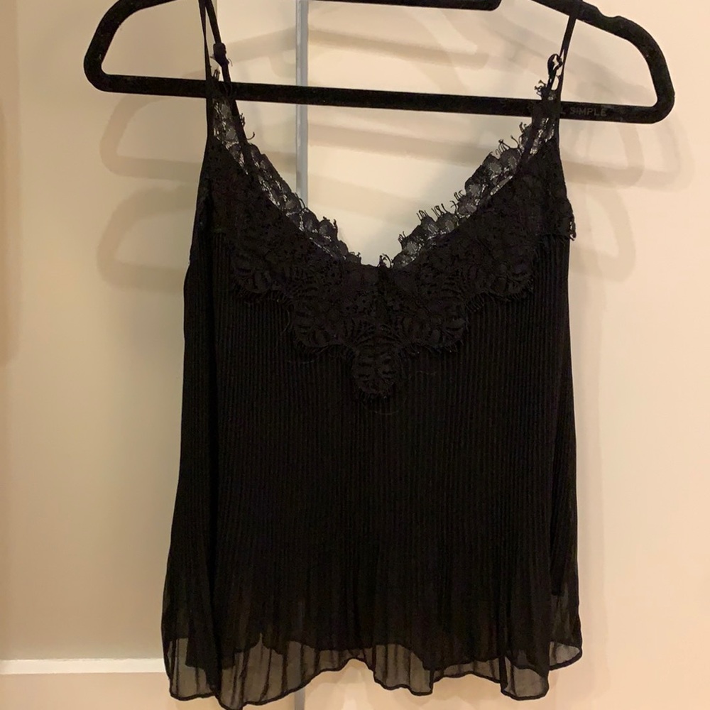 Black spaghetti strap blouse